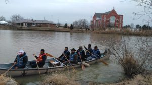 large row boats